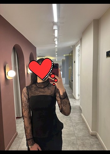 Siyah Straplez Uzun Abiye Elbise - Görsel 4