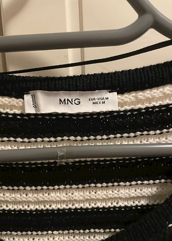 Mango Kadın Çizgili Triko Hırka - Görsel 6