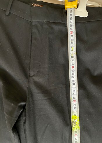 MANGO Siyah Kadın Yünlü Kumaş Pantolon - Görsel 7