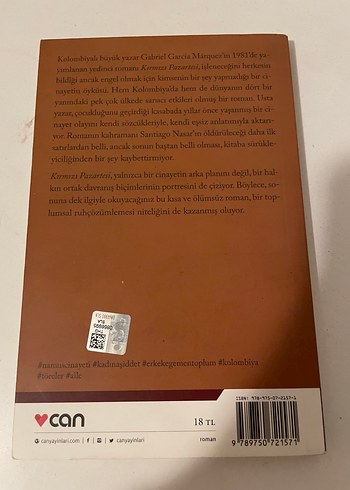 Kırmızı Pazartesi - Gabriel García Márquez
