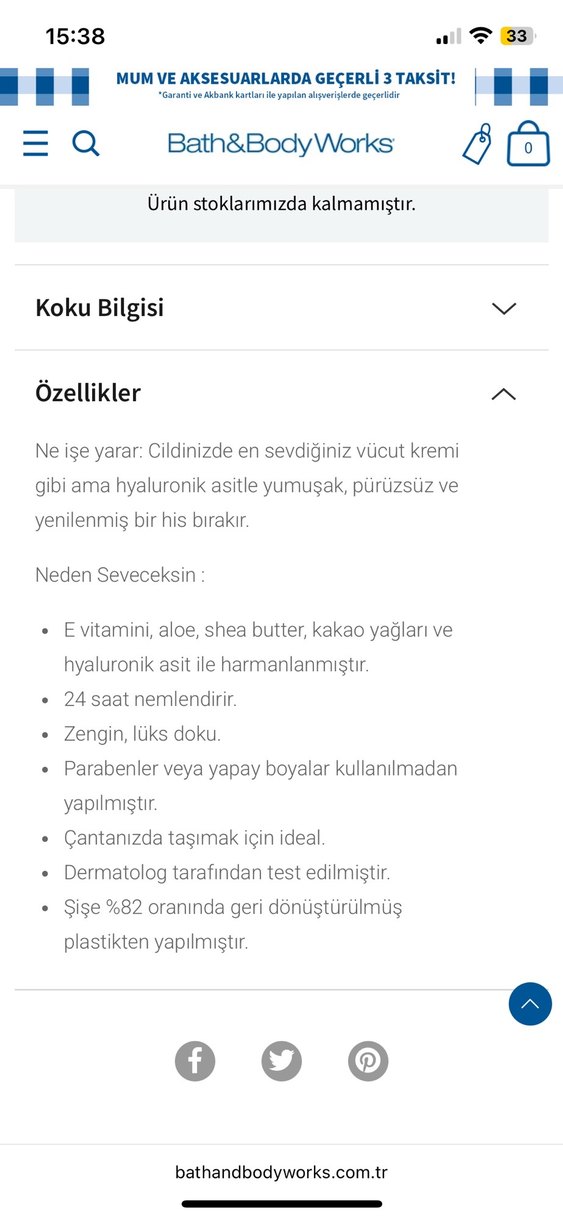 Bath and Body Works Denim & Daisies Shea İçeren Vücut Kremi - Görsel 5