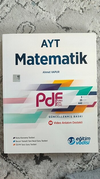 EĞİTİM VADİSİ AYT MATEMATİK SORU BANKASI PDF