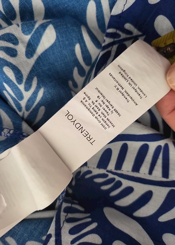 %100 pamuk plaj elbisesi xs - Görsel 8