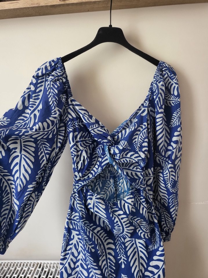 %100 pamuk plaj elbisesi xs - Görsel 3