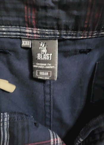 erkek kargo cepli ekose bermuda xxl - Görsel 2