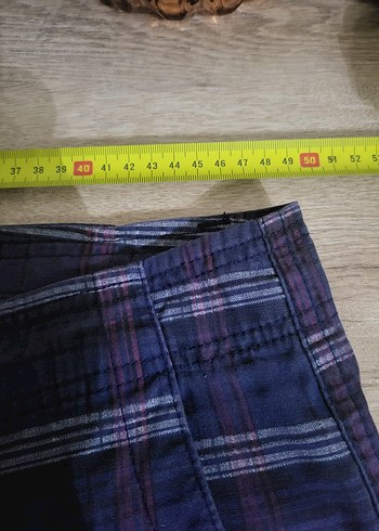 erkek kargo cepli ekose bermuda xxl - Görsel 7