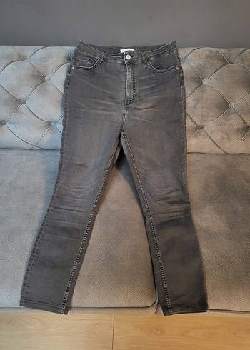 H&M Gri Kot Pantolon 42 Beden