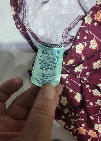 King Louie small viskon pantolon  - Görsel 2