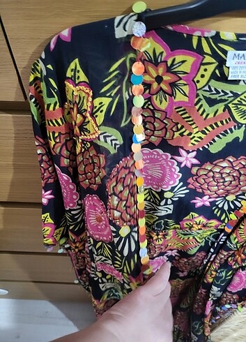 yazlık kimono / kaftan / pareo - Görsel 2