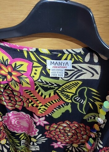 yazlık kimono / kaftan / pareo - Görsel 3