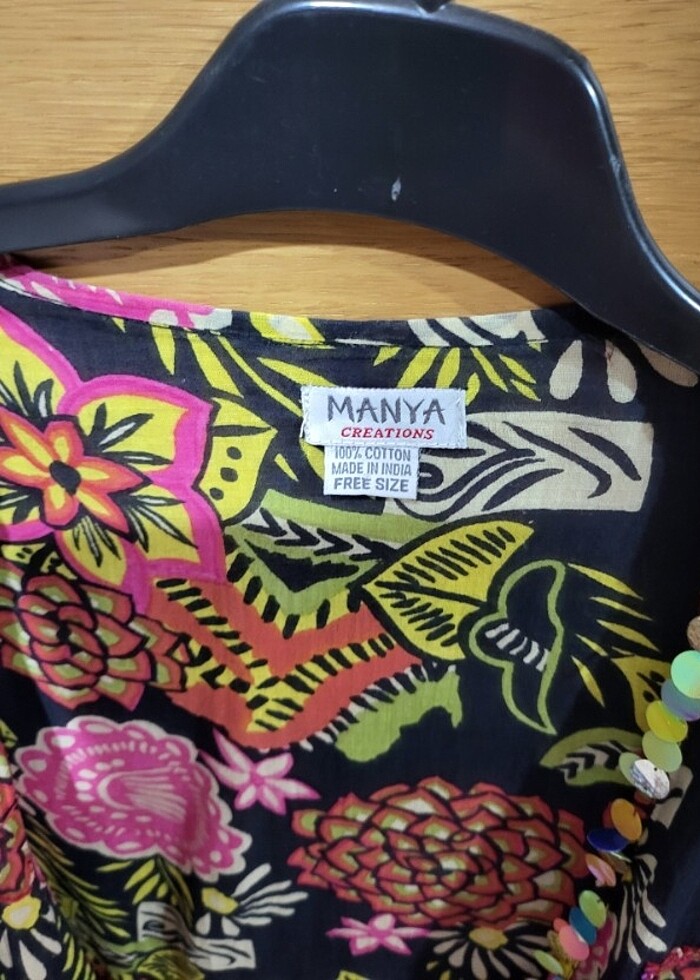 yazlık kimono / kaftan / pareo - Görsel 3