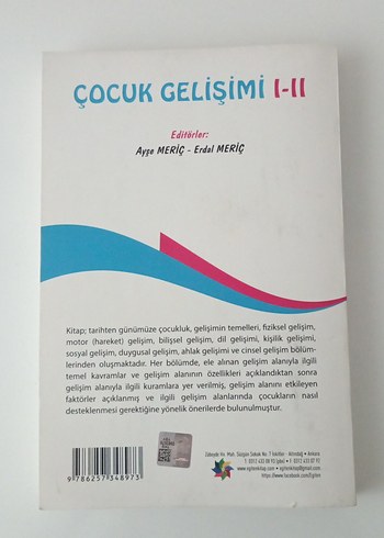 Çocuk Gelişimi I-II Kitabı Ayşe meriç- Erdal meriç - Görsel 2