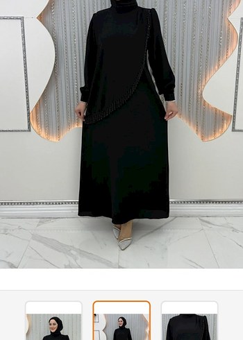 Siyah Uzun Kollu Drapeli Kadın Tunik - Görsel 4