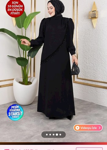 Siyah Uzun Kollu Drapeli Kadın Tunik - Görsel 3