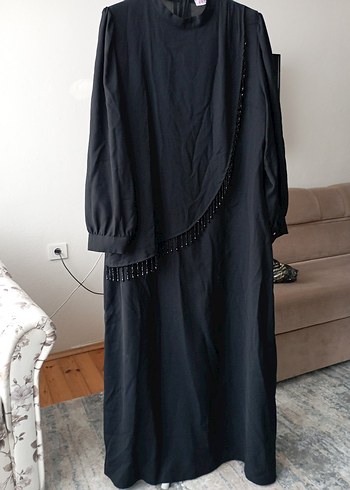 Siyah Uzun Kollu Drapeli Kadın Tunik - Görsel 7