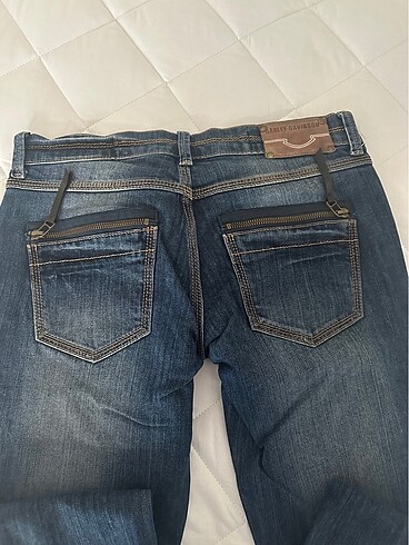27 Beden Harley Davidson kot pantolon