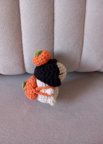 Balkabagi kostümlü capybara anahtarlık - Görsel 2