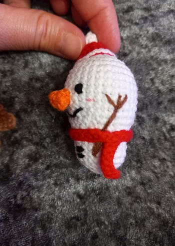 Amigurumi Yılbaşı anahtarlıklar - Görsel 12