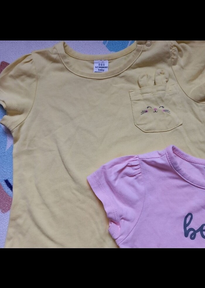 Lcw kız bebek tişört - Görsel 3