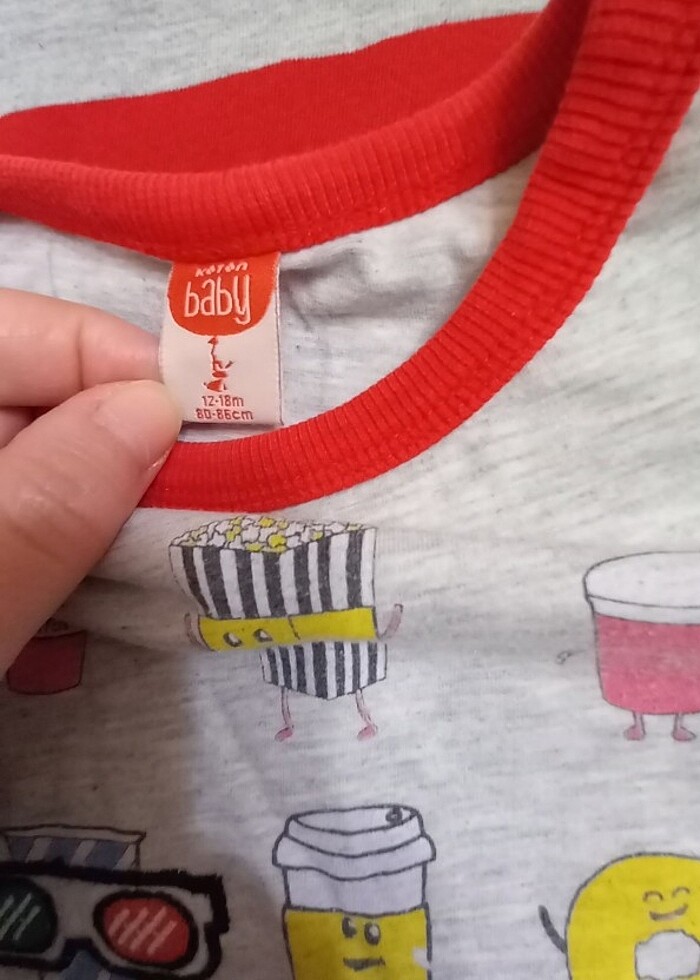 4 adet uzun kollu tişört - Görsel 3