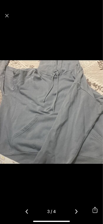 l Beden H&M açık mavi sweatshirt
