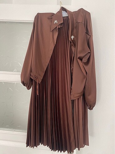 tesettür saten takım - Görsel 3