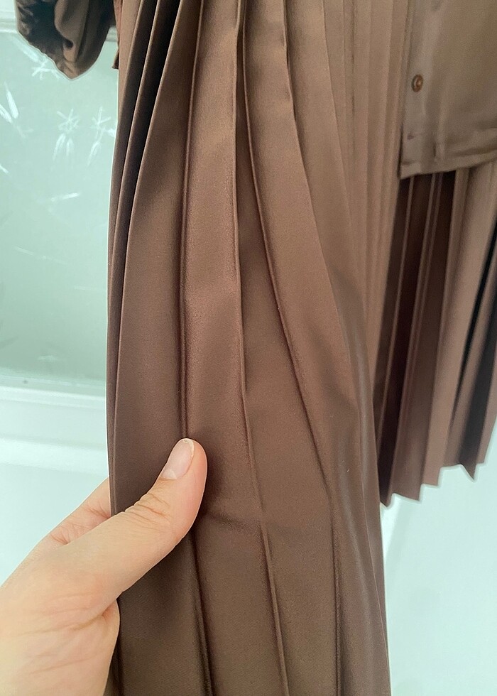 tesettür saten takım - Görsel 4