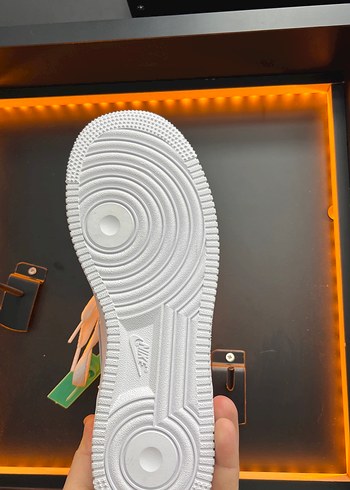 Beyaz Bağcıklı Kadın Spor Ayakkabı - Görsel 3