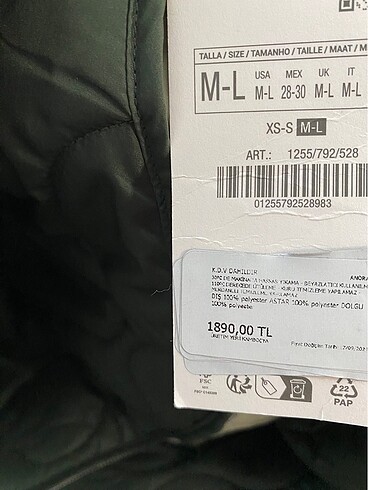 Zara ZARA KAPİTONE MONT