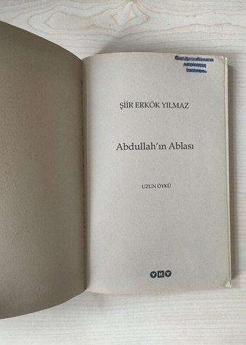  Abdullah'ın Ablası - Şiir Erkök Yılmaz