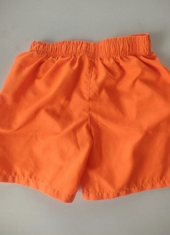 Turuncu Erkek Çocuk Rahat Kesim Deniz Şortu - Görsel 3