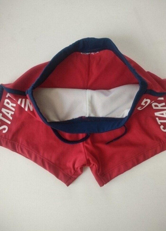 Kırmızı Baskılı Erkek Çocuk Mayo Şortu - Görsel 2