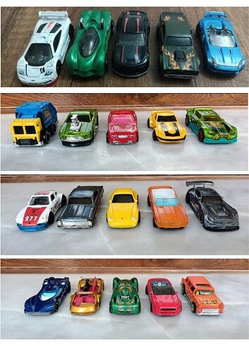 20 Adet Hot Wheels 