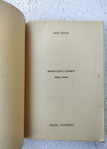 Beden Mahallenin Kısmeti - Aziz Nesin