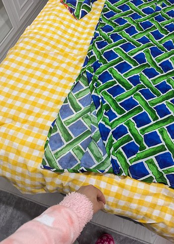 Renkli Bohem Uzun Salaş Elbise - Görsel 4