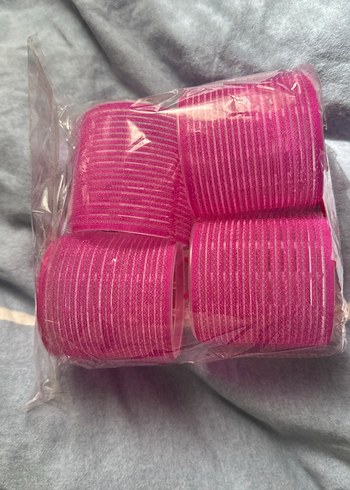 Pembe Plastik Cırt Cırtlı Saç Topuzları