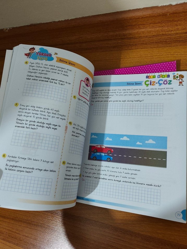 4. Sınıf Türkçe ve Matematik Kitapları - Görsel 4