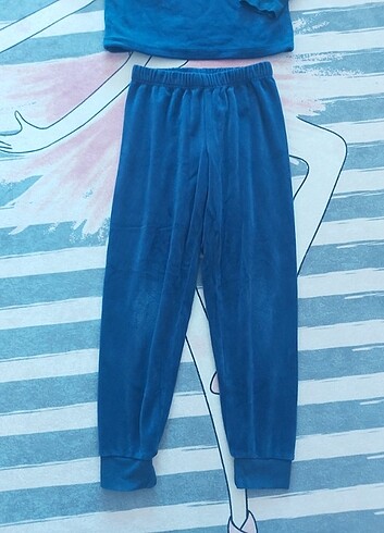 8 Yaş Beden lacivert Renk Pijama takımı