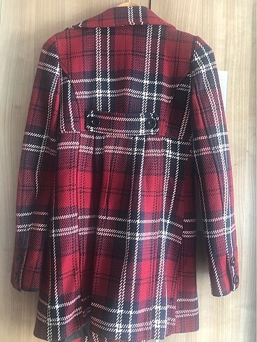 Stradivarius Ekose Kaban - Görsel 5