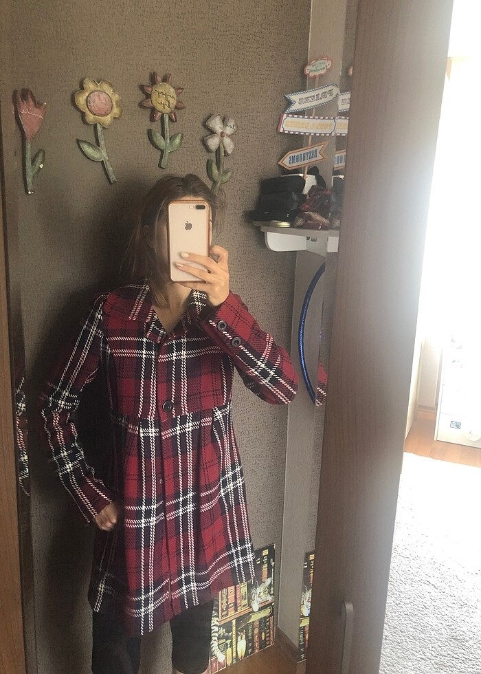 Stradivarius Ekose Kaban - Görsel 4