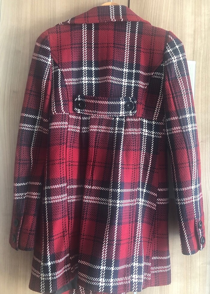 Stradivarius Ekose Kaban - Görsel 5