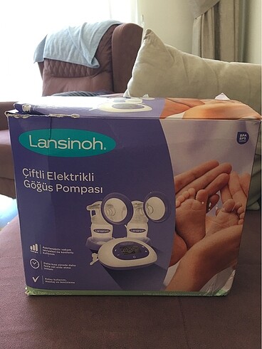 Lansinoh Çiftli elektrikli göğüs pompası. ..
