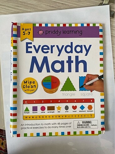 İngilizce matematik kitabı