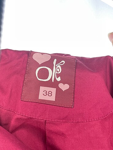 38 Beden bordo Renk Koton Trenchcoat %70 İndirimli.