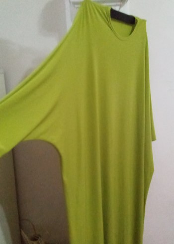 H&M Yeşil Salaş Uzun Elbise