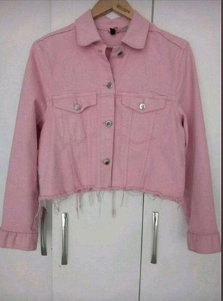 H&M pink kot ceket 