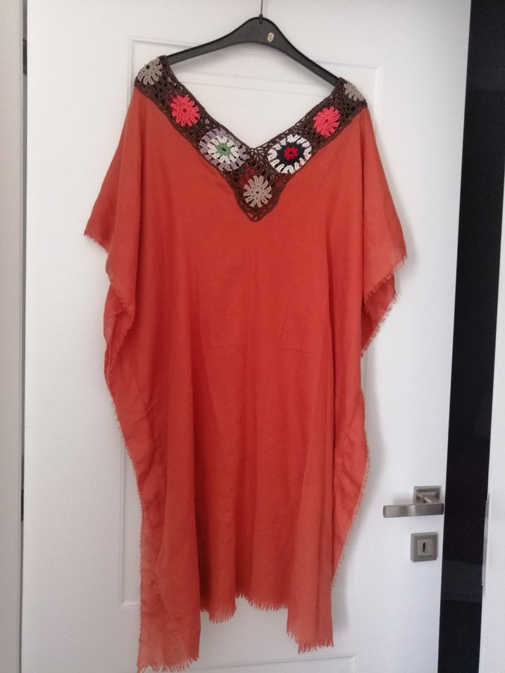 V Yaka , tasarım, Tunik, pareo, plaj elbisesi - Görsel 2