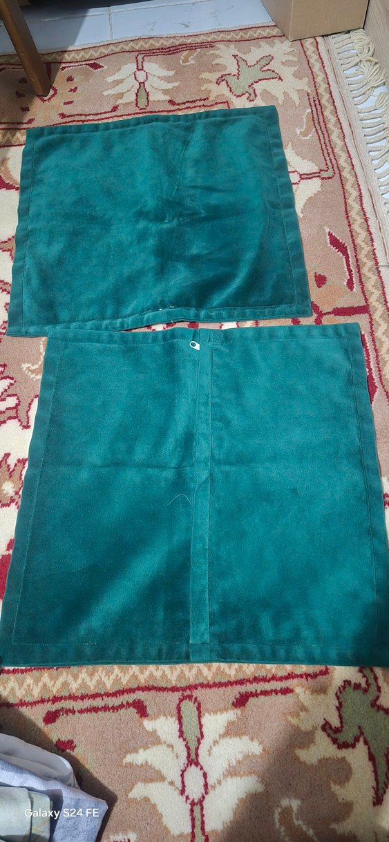 Koyu yeşil Bohem ,kadife Yastık Kılıfı - Görsel 5