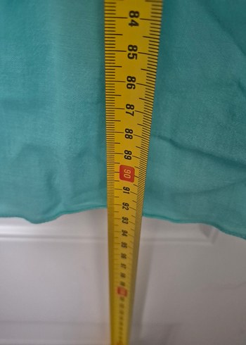 Pamuklu önü floş ip detaylı plaj elbisesi,pareo - Görsel 6