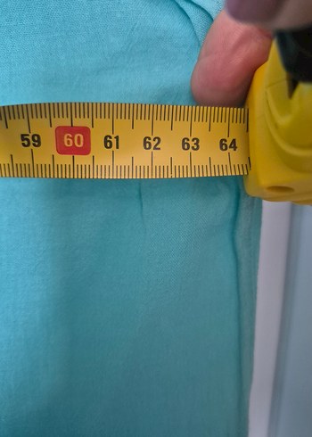 Pamuklu önü floş ip detaylı plaj elbisesi,pareo - Görsel 7